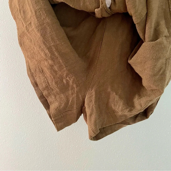 Lulus Jordine Olive Green Button Front Skort size large - Picture 6 of 13